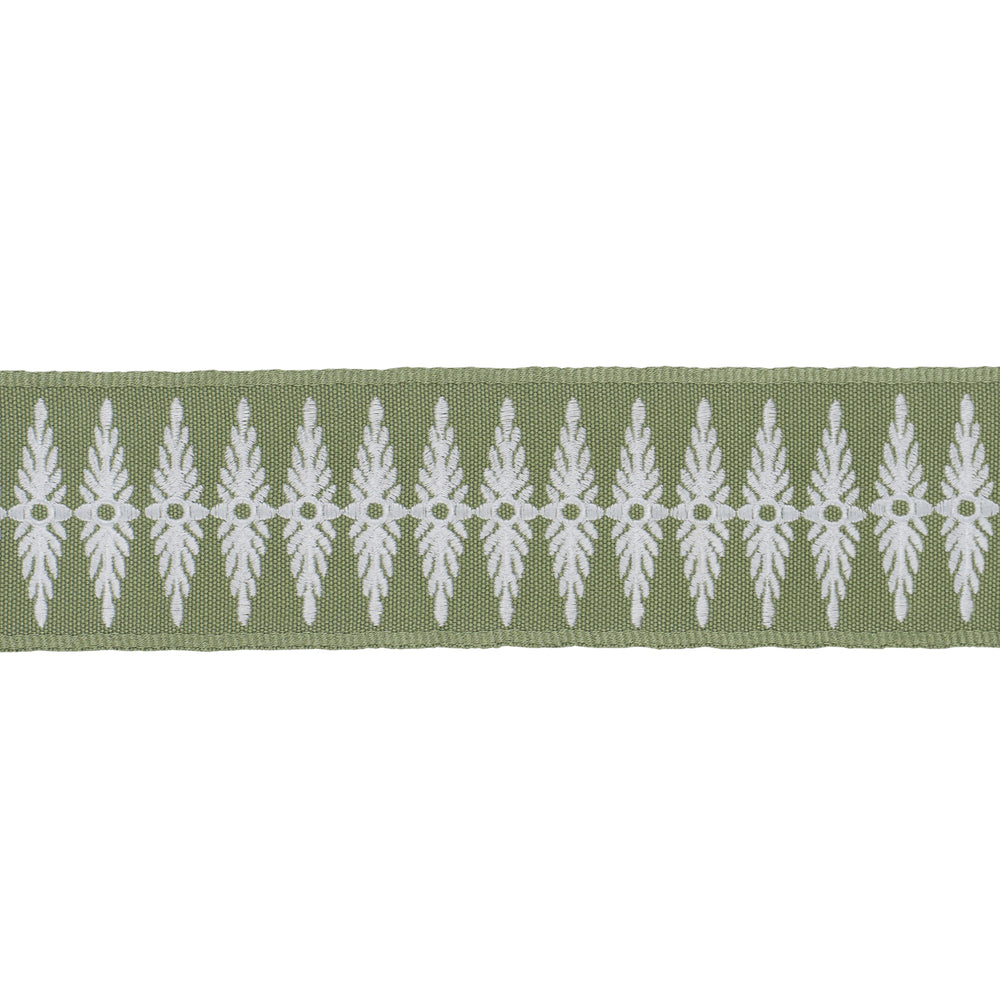 GENEVIEVE EMBROIDERED TAPE | Green