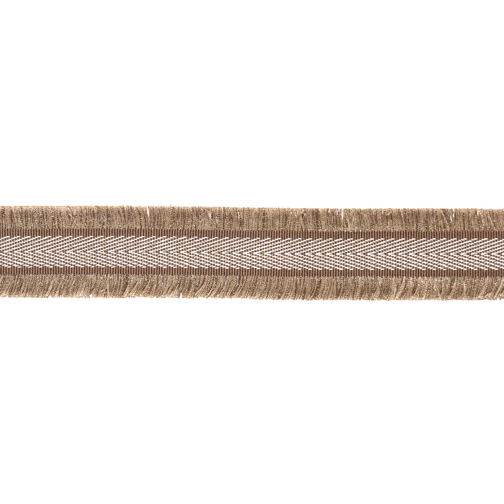 FELICITY FRINGE TRIM | Brown