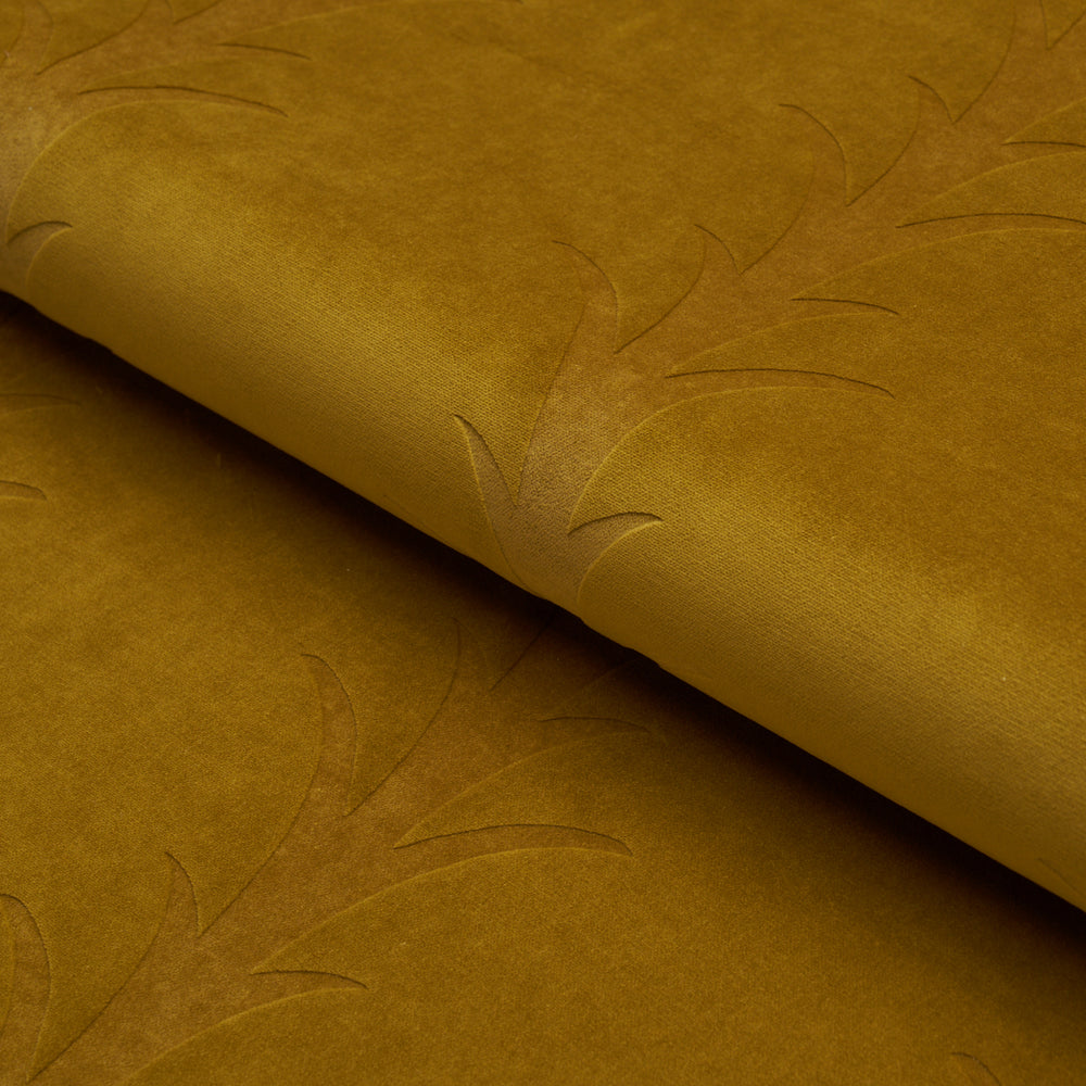 ACANTHUS STRIPE VELVET | Olive