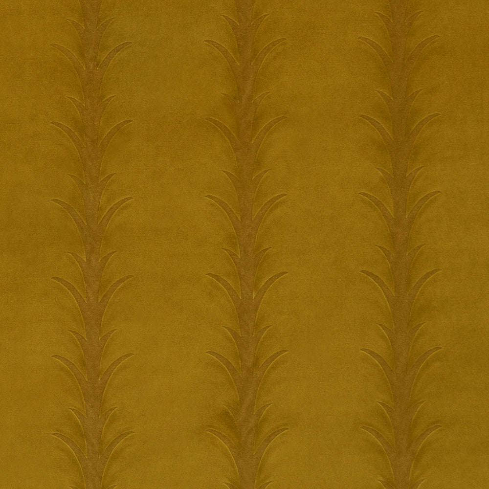 ACANTHUS STRIPE VELVET | Olive