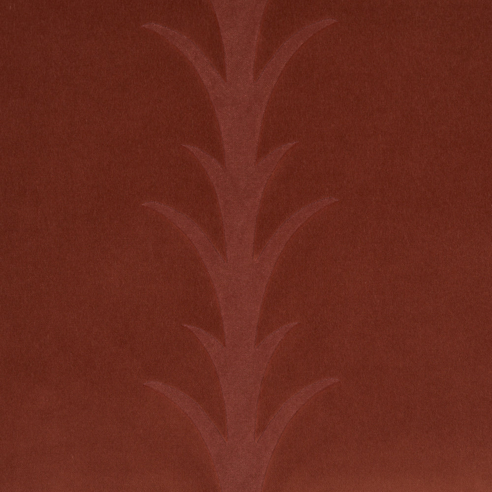 ACANTHUS STRIPE VELVET | Terracotta