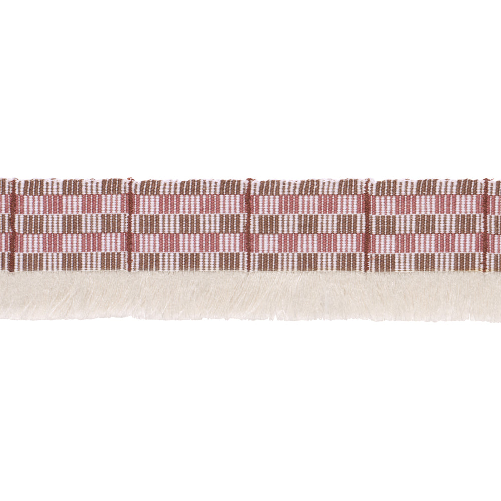 SKYLINE PLAID FRINGE | Merlot