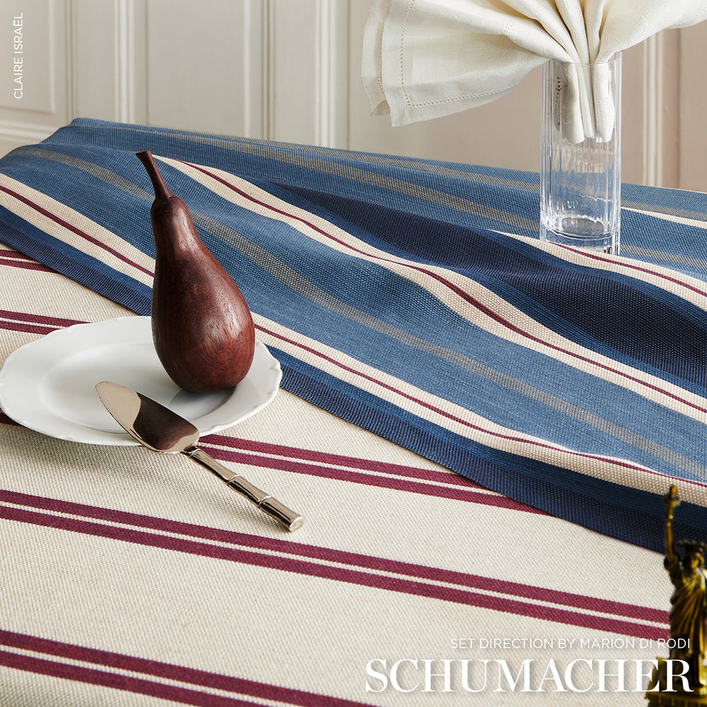 DOUBLE FACE STRIPES | Denim Rosé