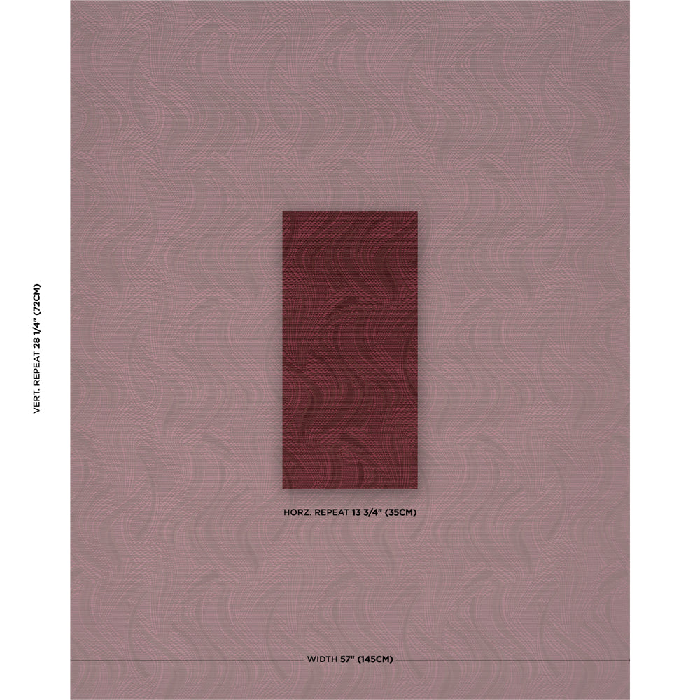 QUILTED WAVES INDOOR/OUTDOOR | Merlot