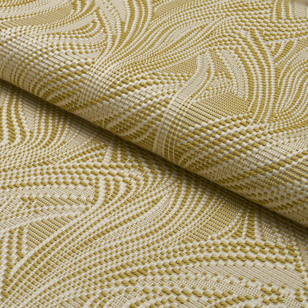 QUILTED WAVES INDOOR/OUTDOOR | Chartreuse