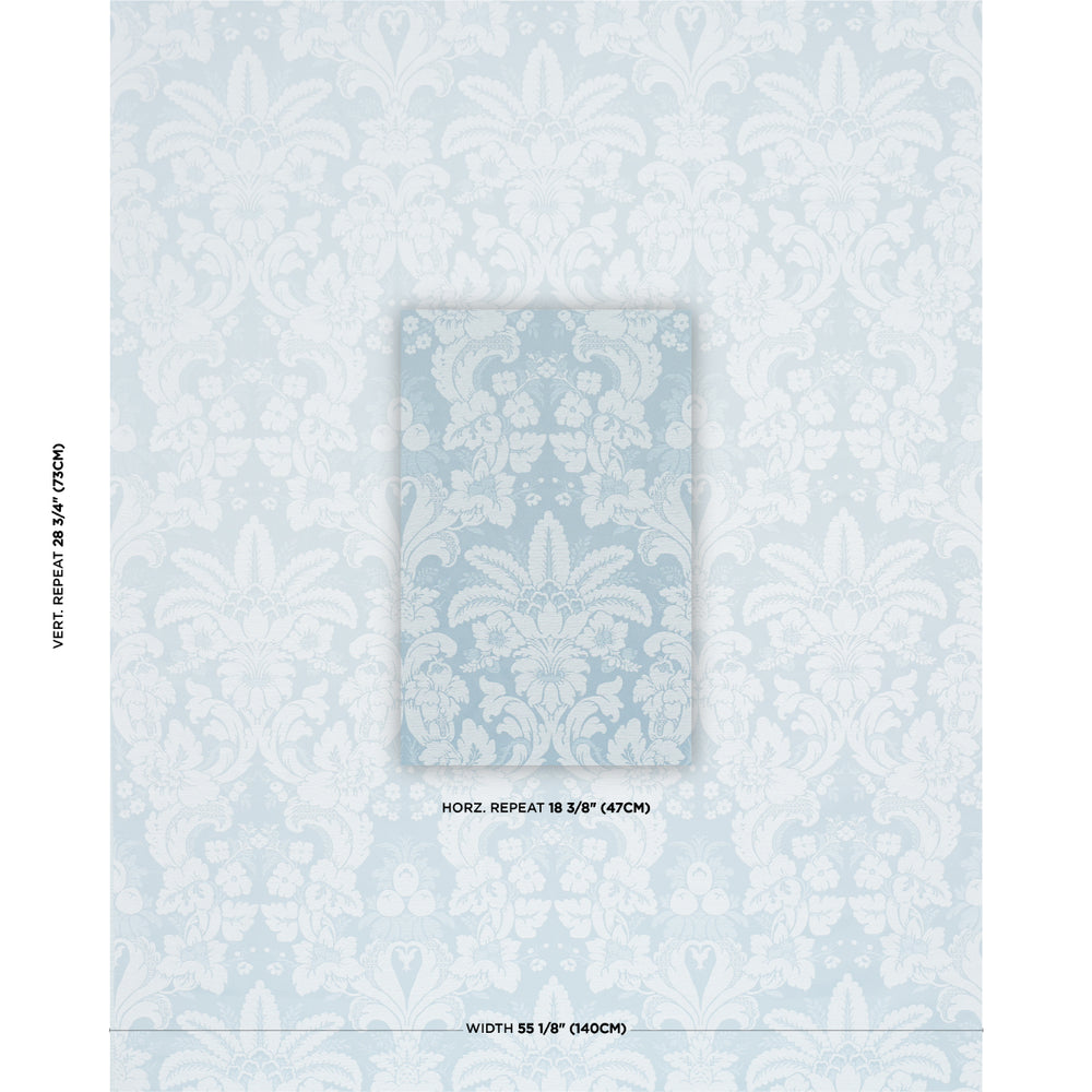 KENNEDY DAMASK | Robin's Egg