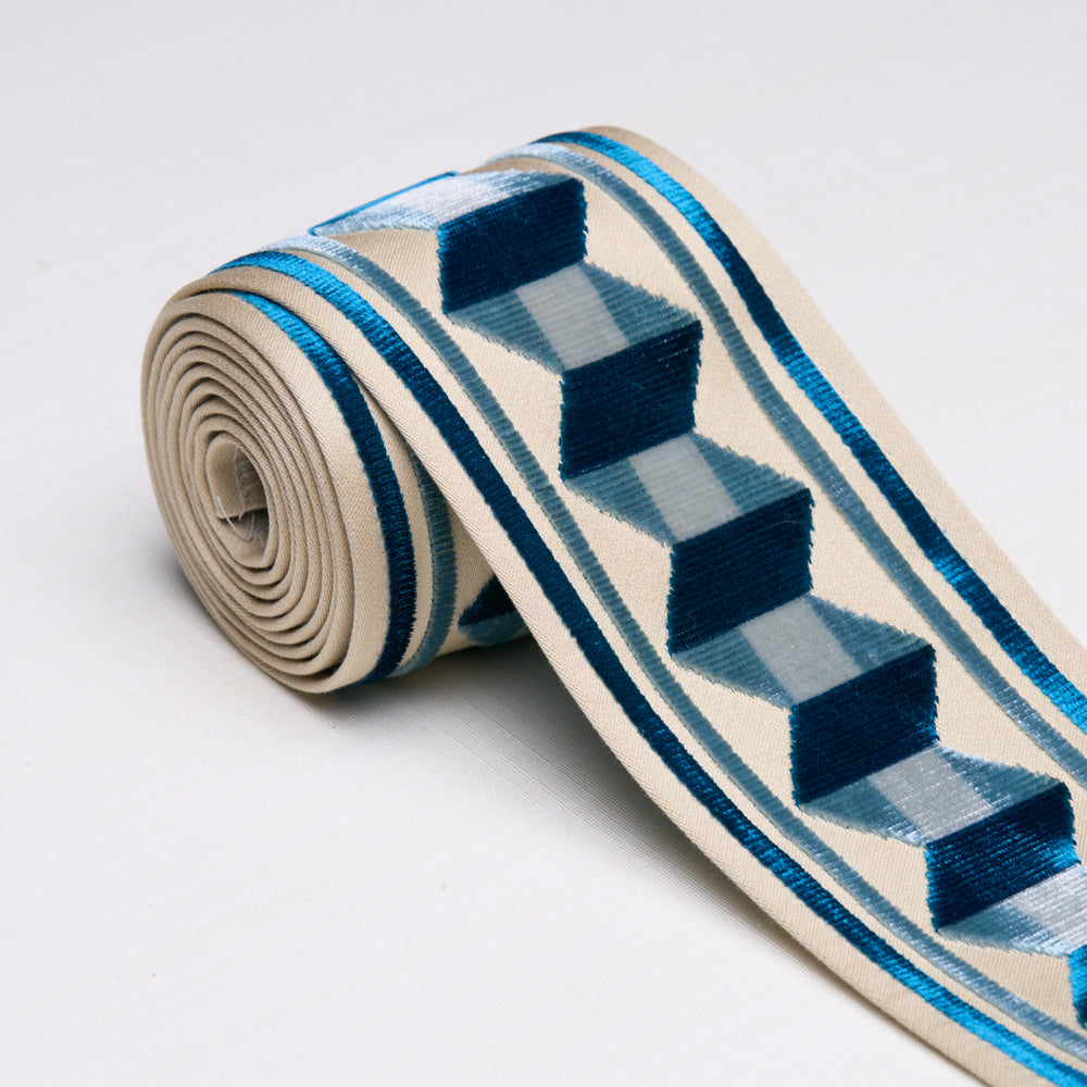 Jilly Velvet Tape | Staffordshire Blue