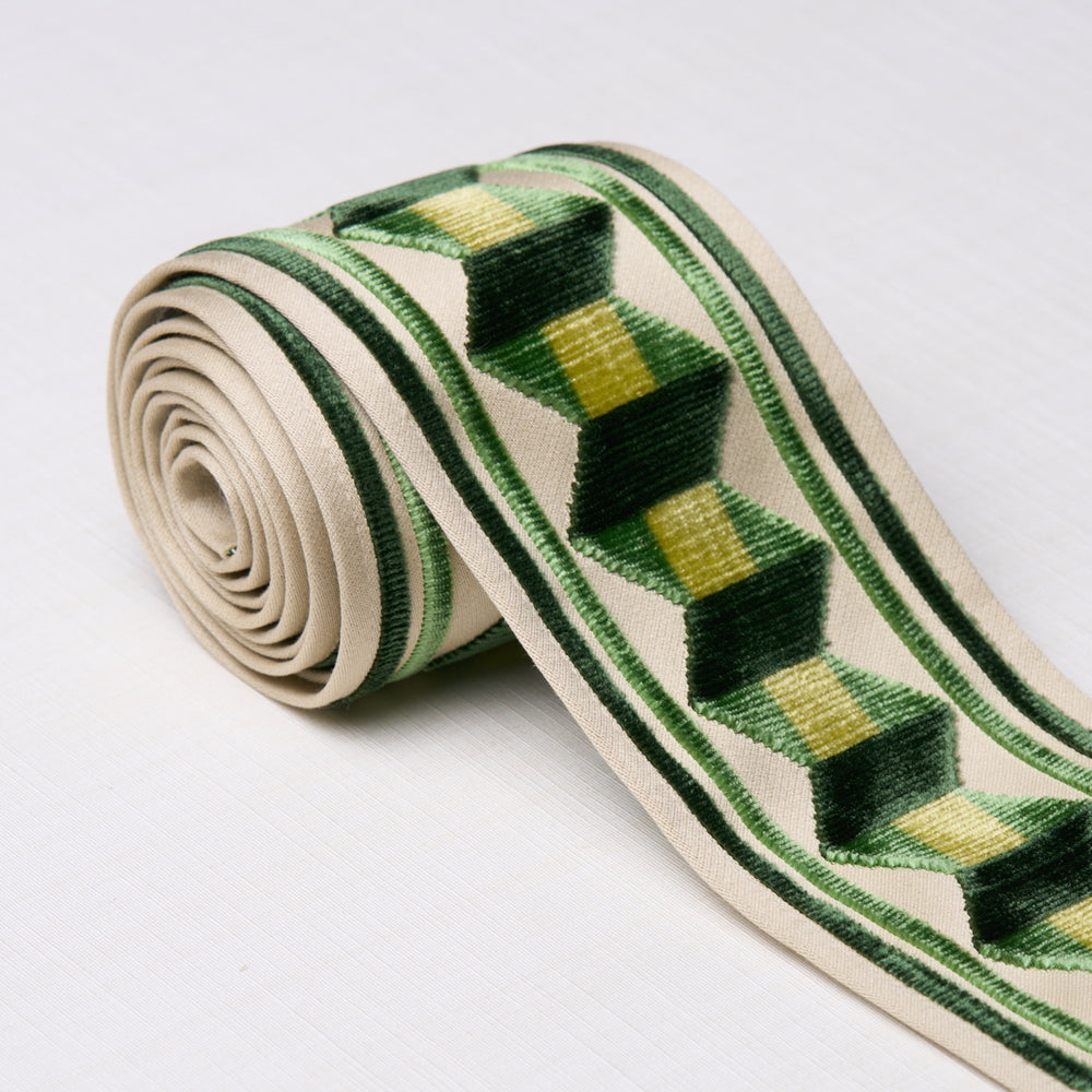 Jilly Velvet Tape | Pear Green