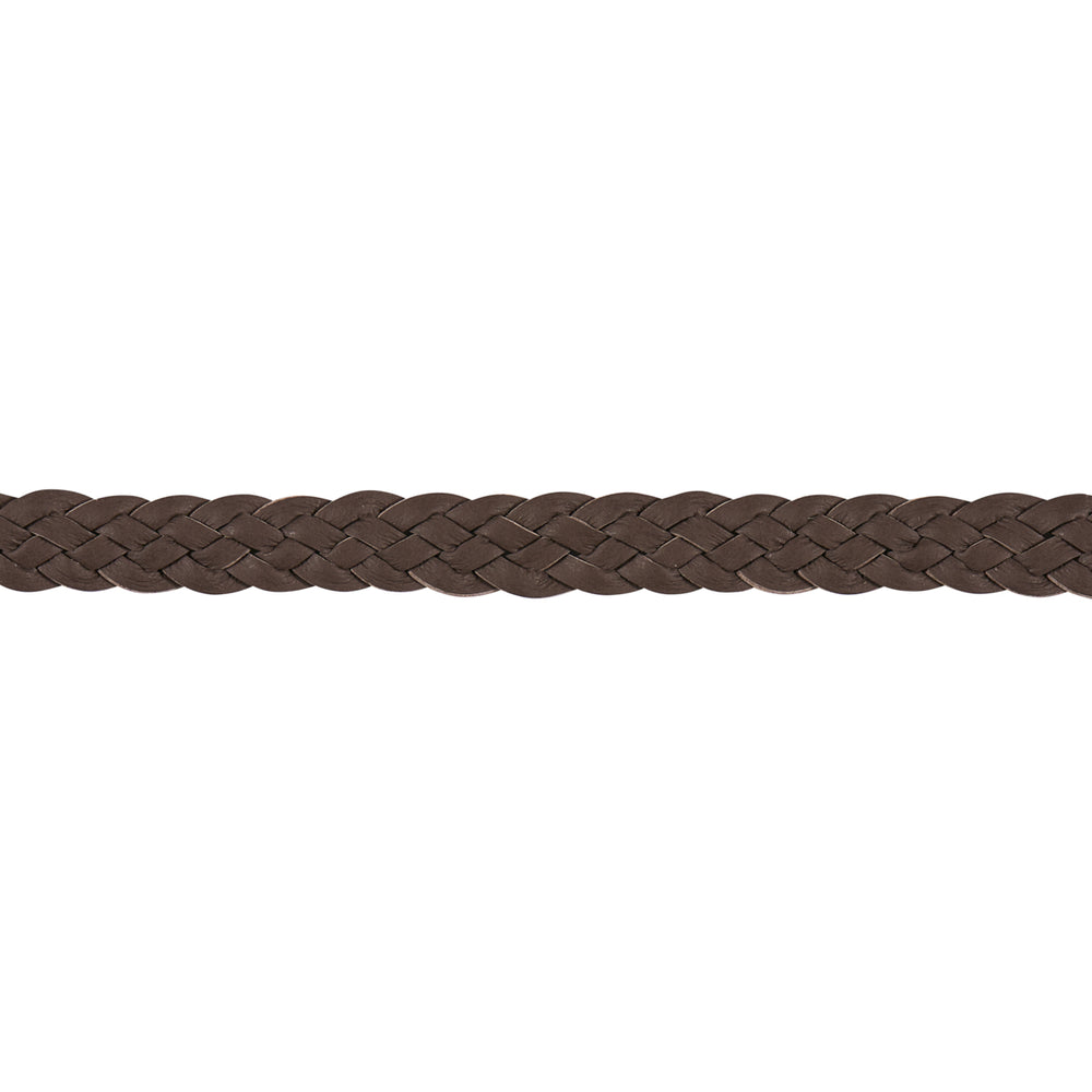 PONDERA LEATHER BRAID | Dark Brown