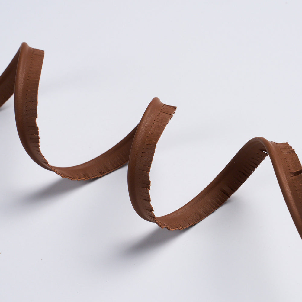 BURNHAM NARROW LEATHER PIPING | Brown