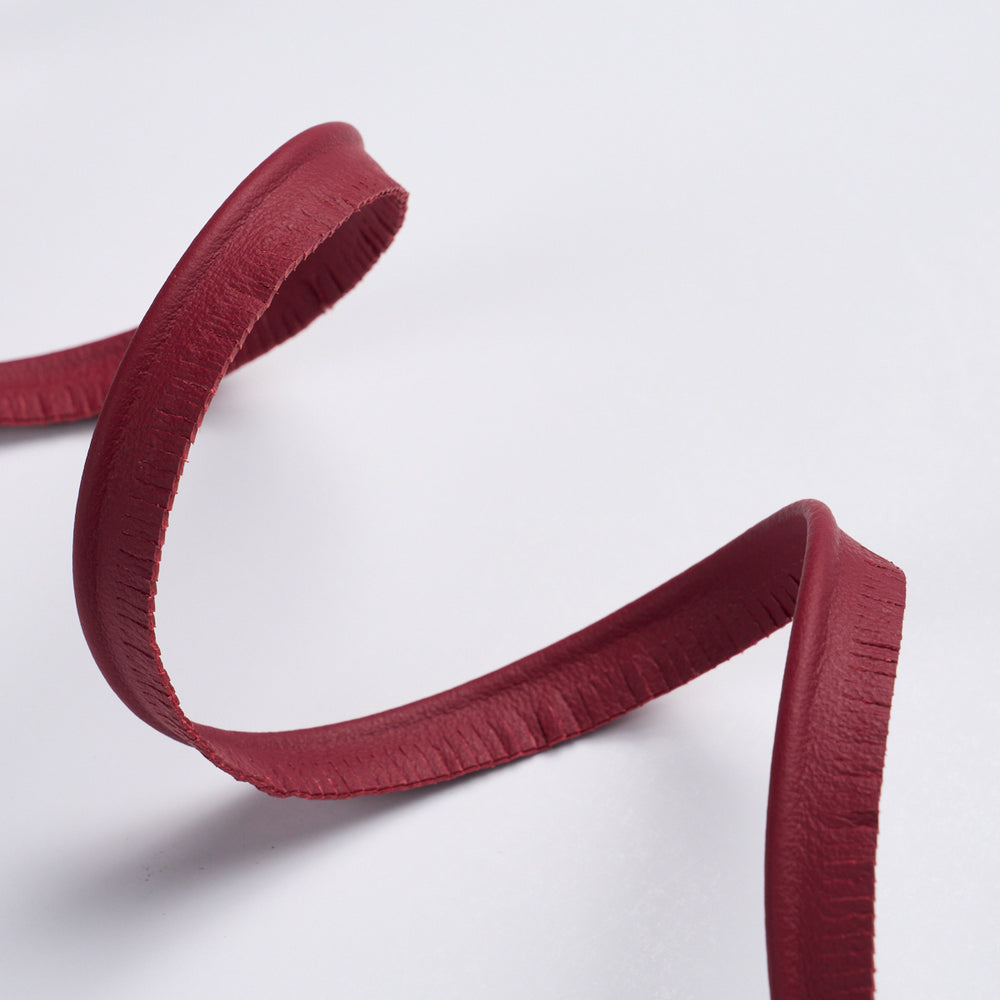 BURNHAM NARROW LEATHER PIPING | Red