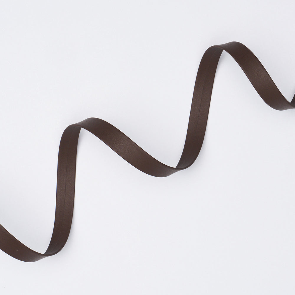 FRAZER NARROW LEATHER TRIM | Dark Brown