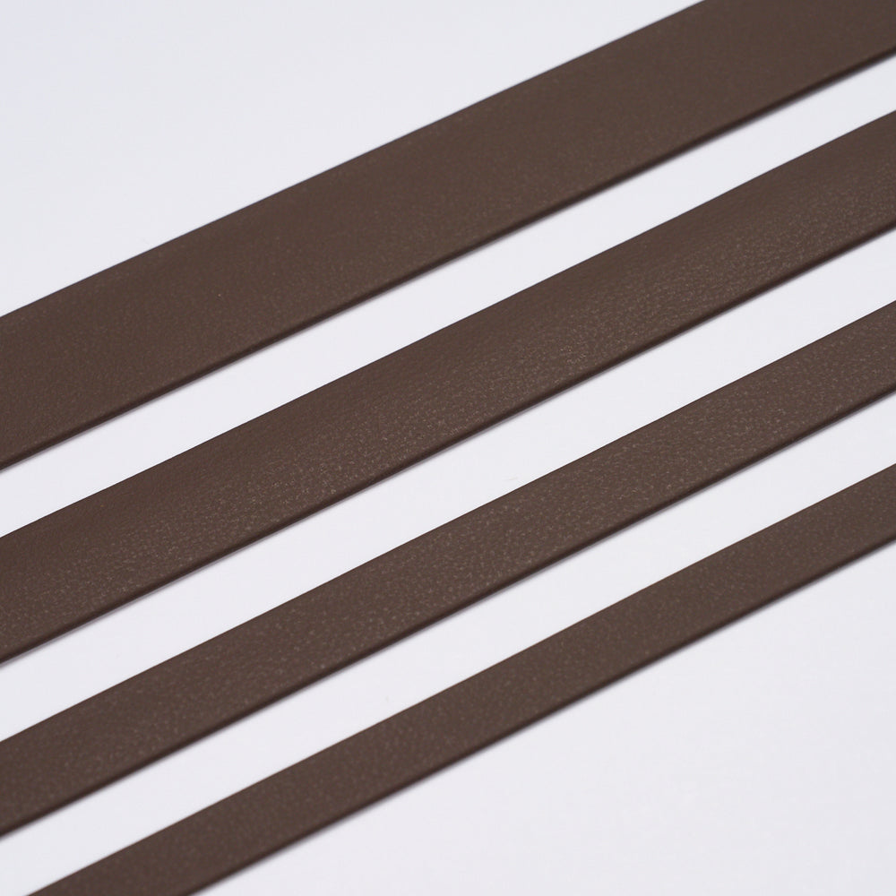 FRAZER NARROW LEATHER TRIM | Dark Brown