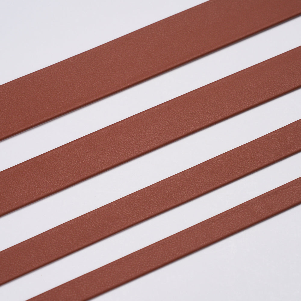 FRAZER NARROW LEATHER TRIM | Rust