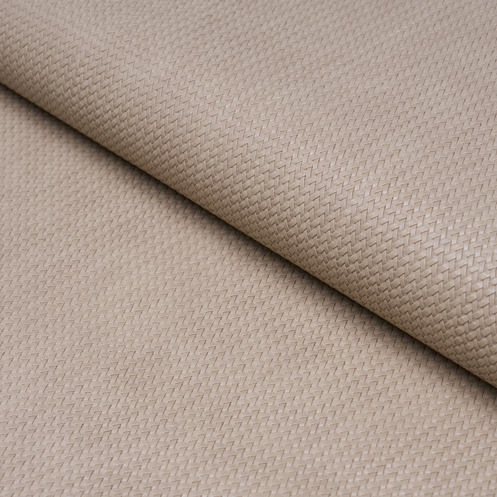 VEGAN LEATHER RATTAN INDOOR/OUTDOOR | Taupe