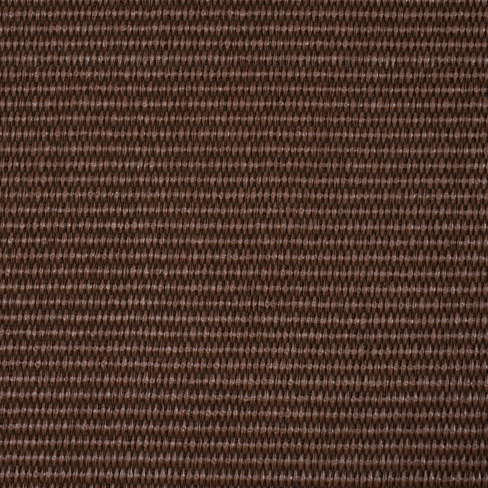 VEGAN LEATHER BASKETWEAVE IN/OUT | Chocolate