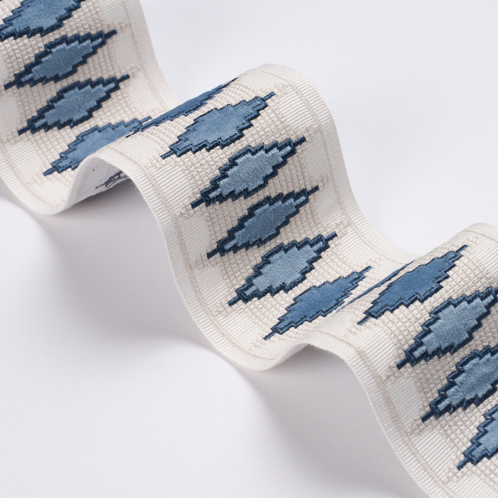 MIREILLE VELVET TAPE | Blue