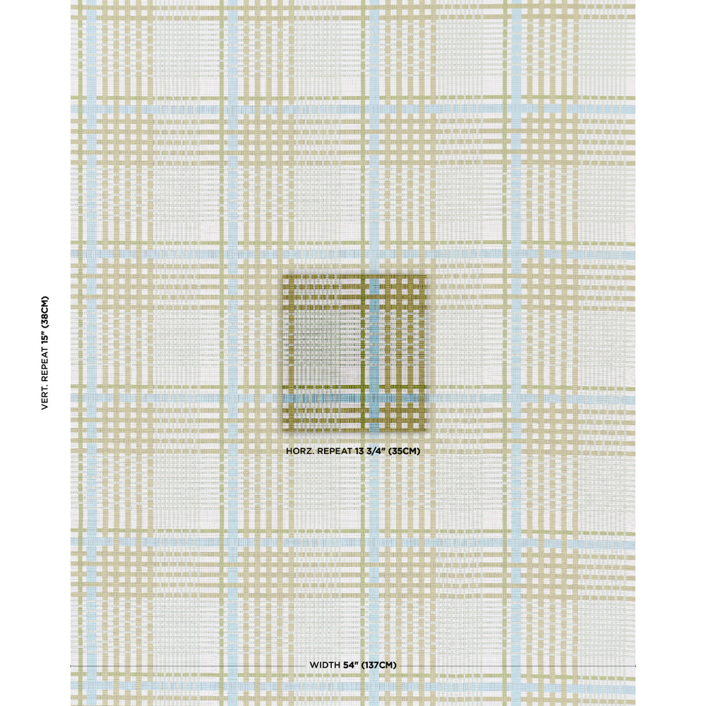 RESONANCE PLAID INDOOR/OUTDOOR | Verdant Sky