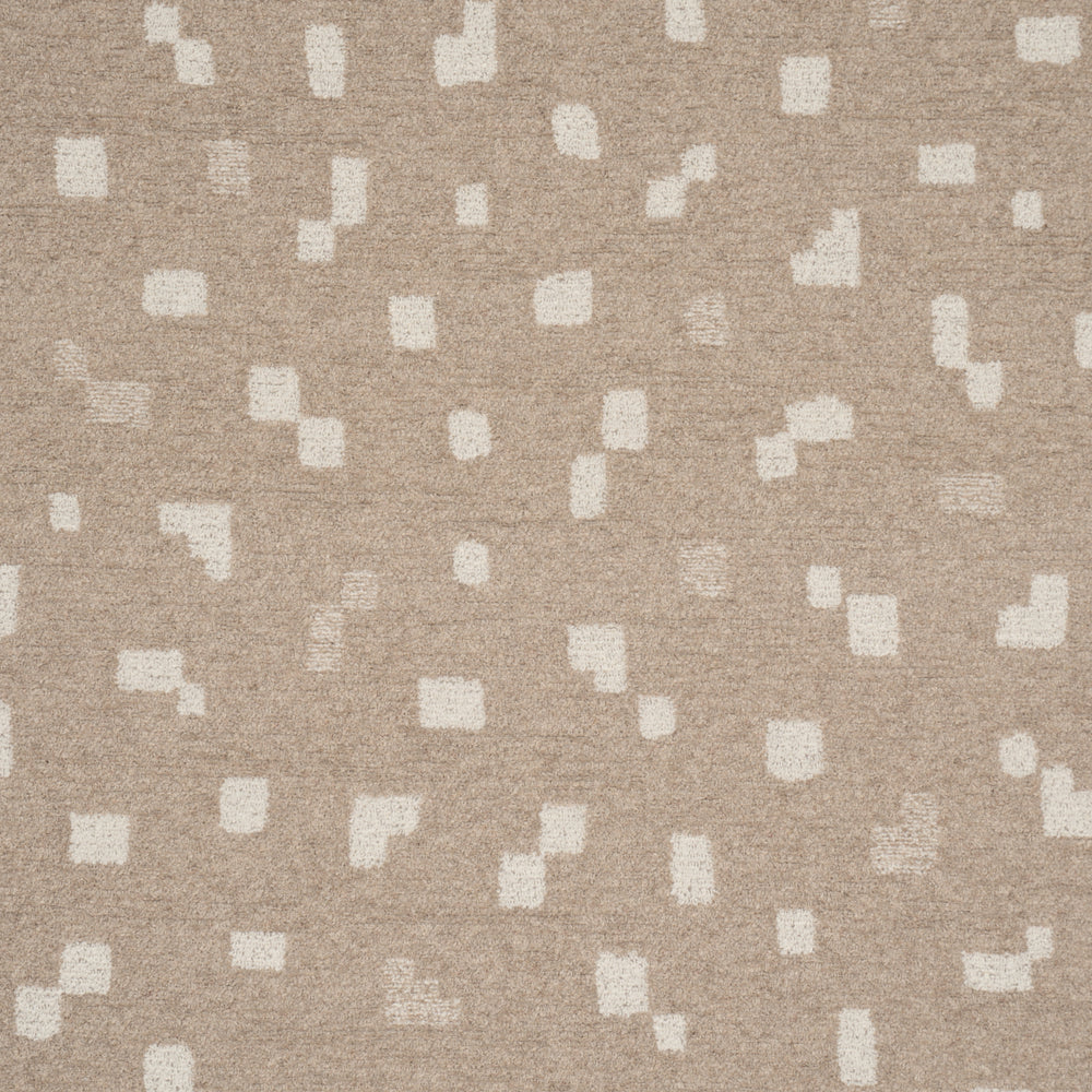 BENI WOOL CHENILLE | Taupe & Ivory