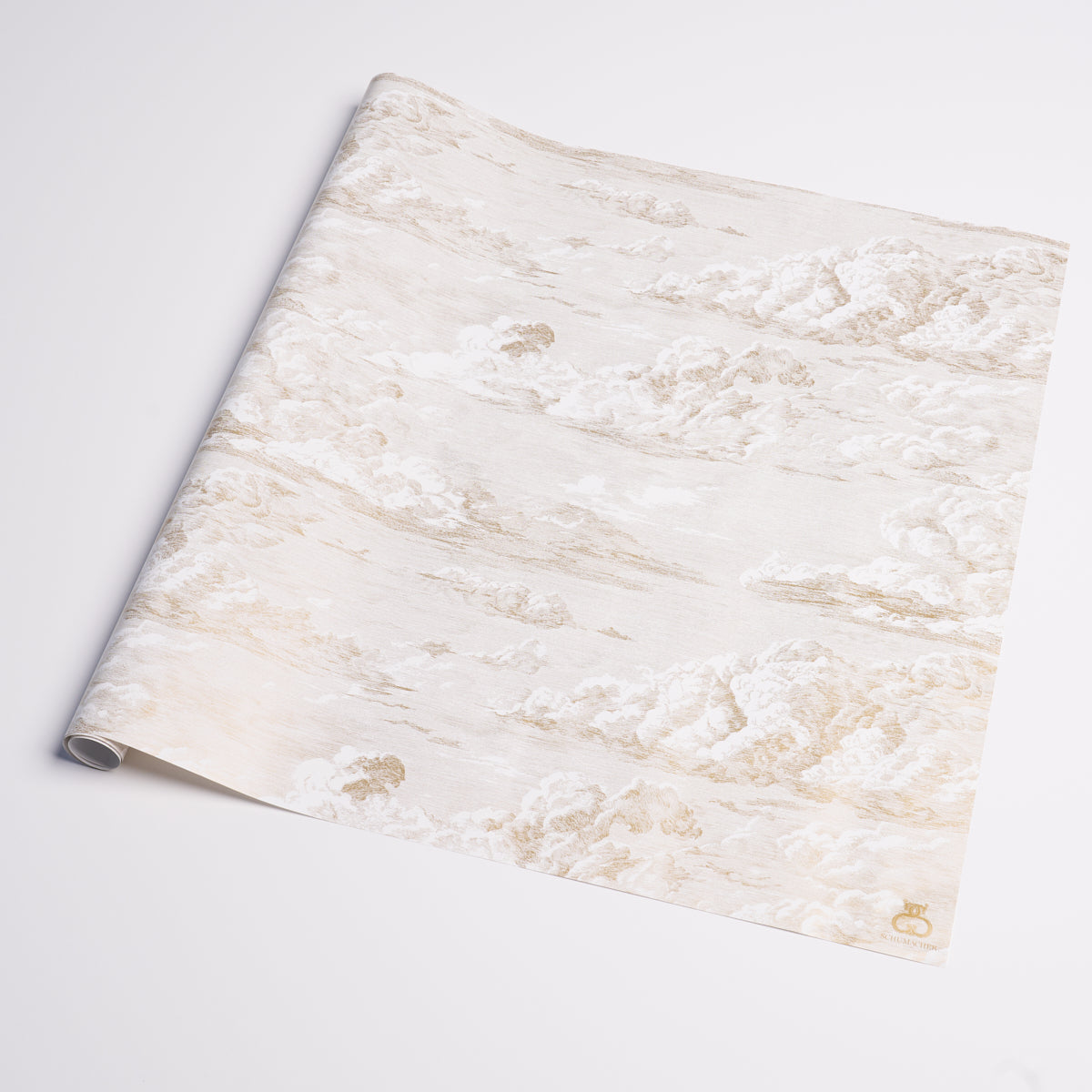 Cloud Toile Wrapping Paper | Champagne