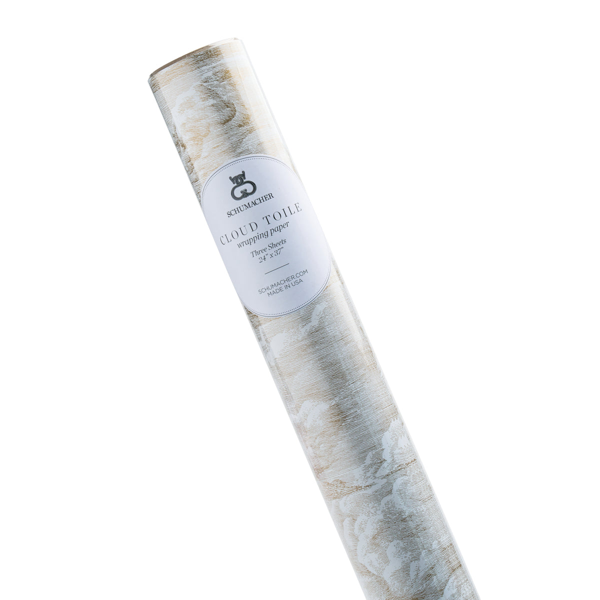 Cloud Toile Wrapping Paper | Champagne