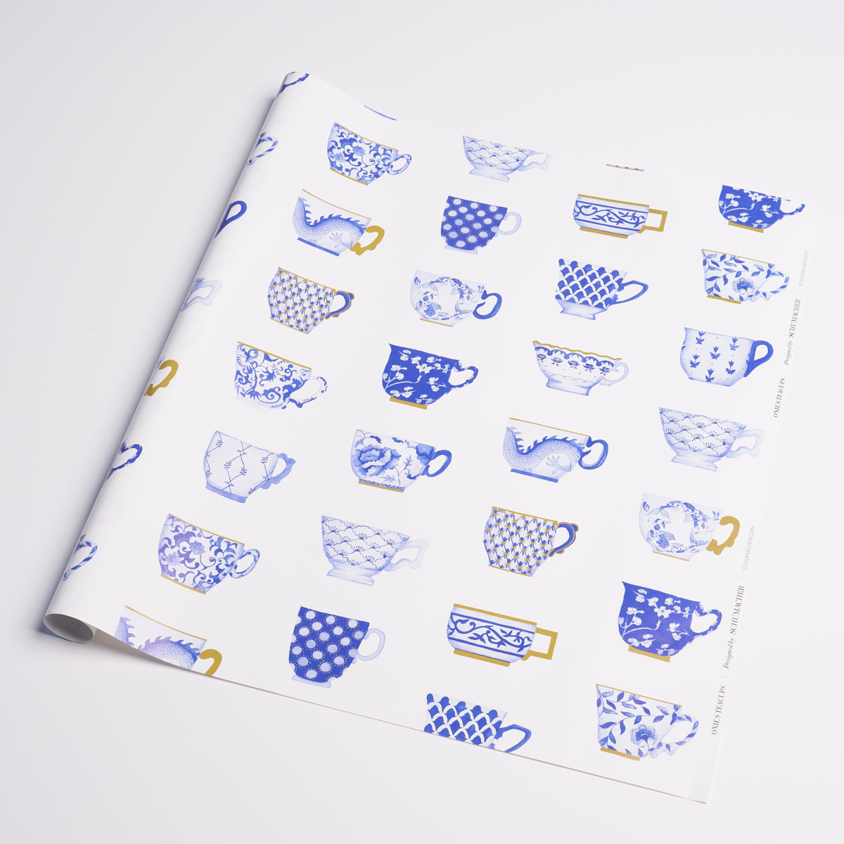 Onie's Teacups Wrapping Paper | Porcelain