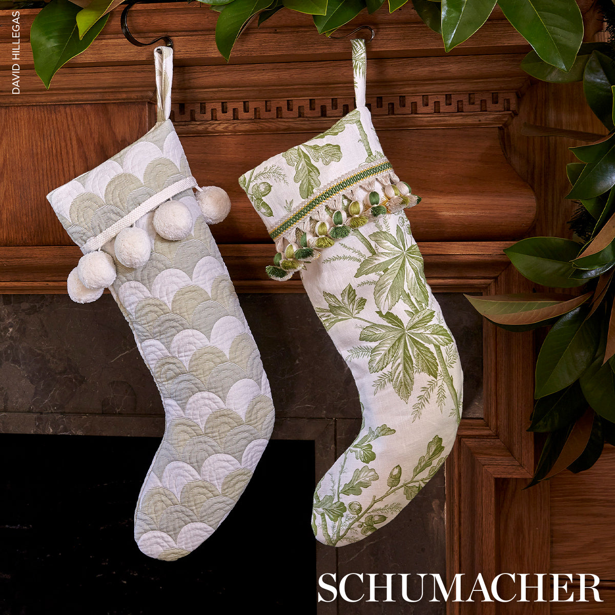 Brantwood Vine Stocking | Leaf