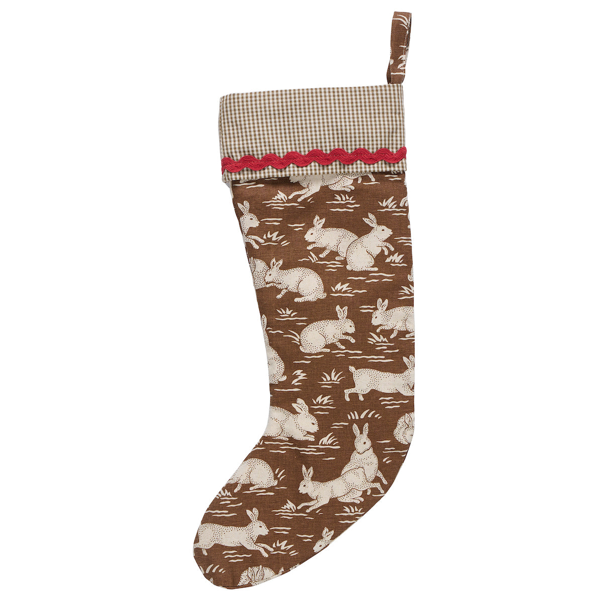 Cottontails Stocking | Chestnut