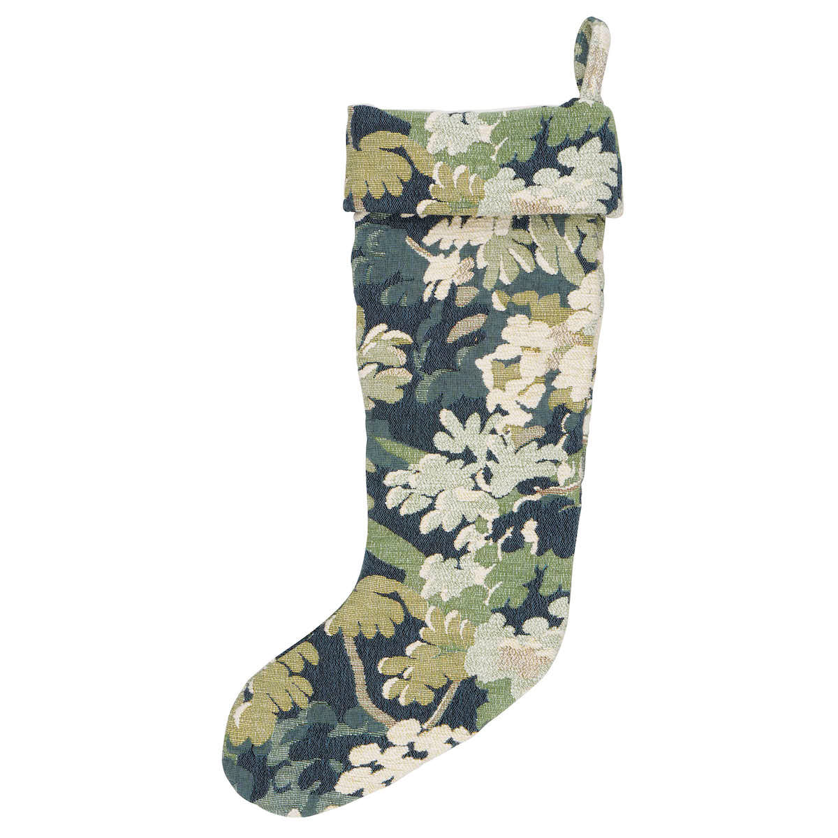 Verdure Tapestry Stocking | Peacock