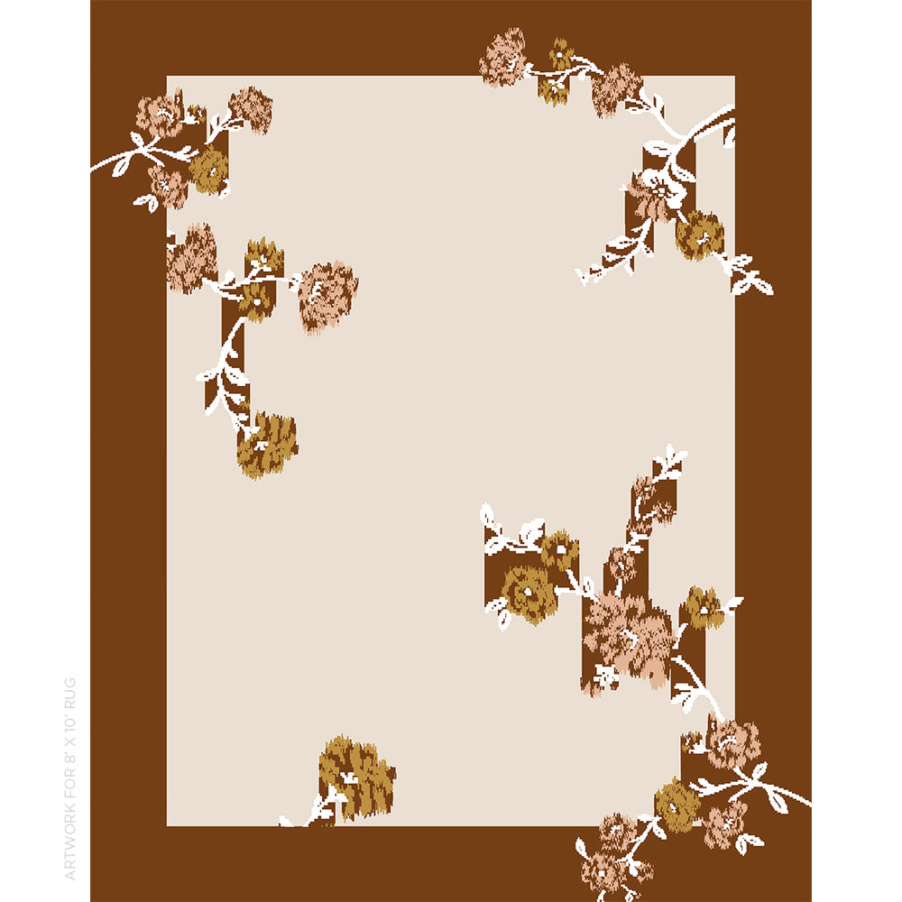 Trace of Connection Rug | Merlot