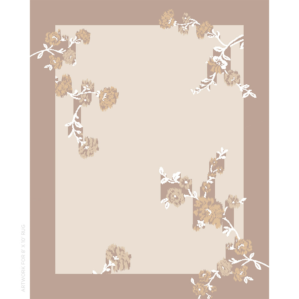 Trace of Connection Rug | Stone