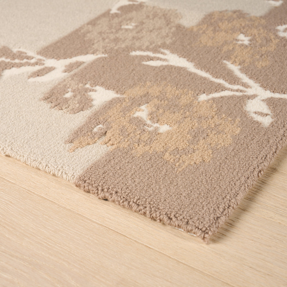 Trace of Connection Rug | Stone