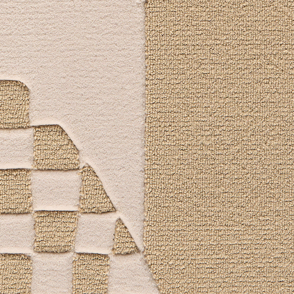 City's Silent Lines Rug | Stone