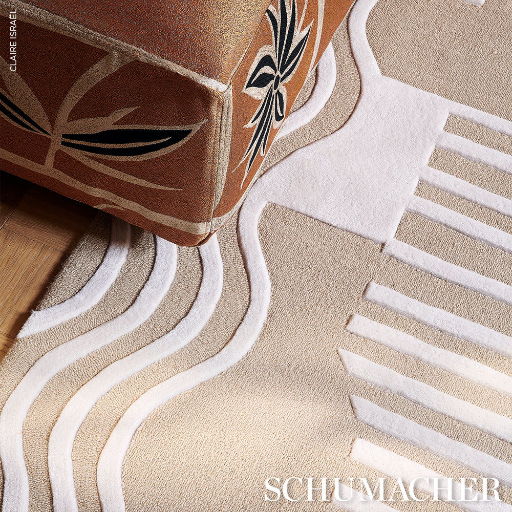 City's Silent Lines Rug | Stone