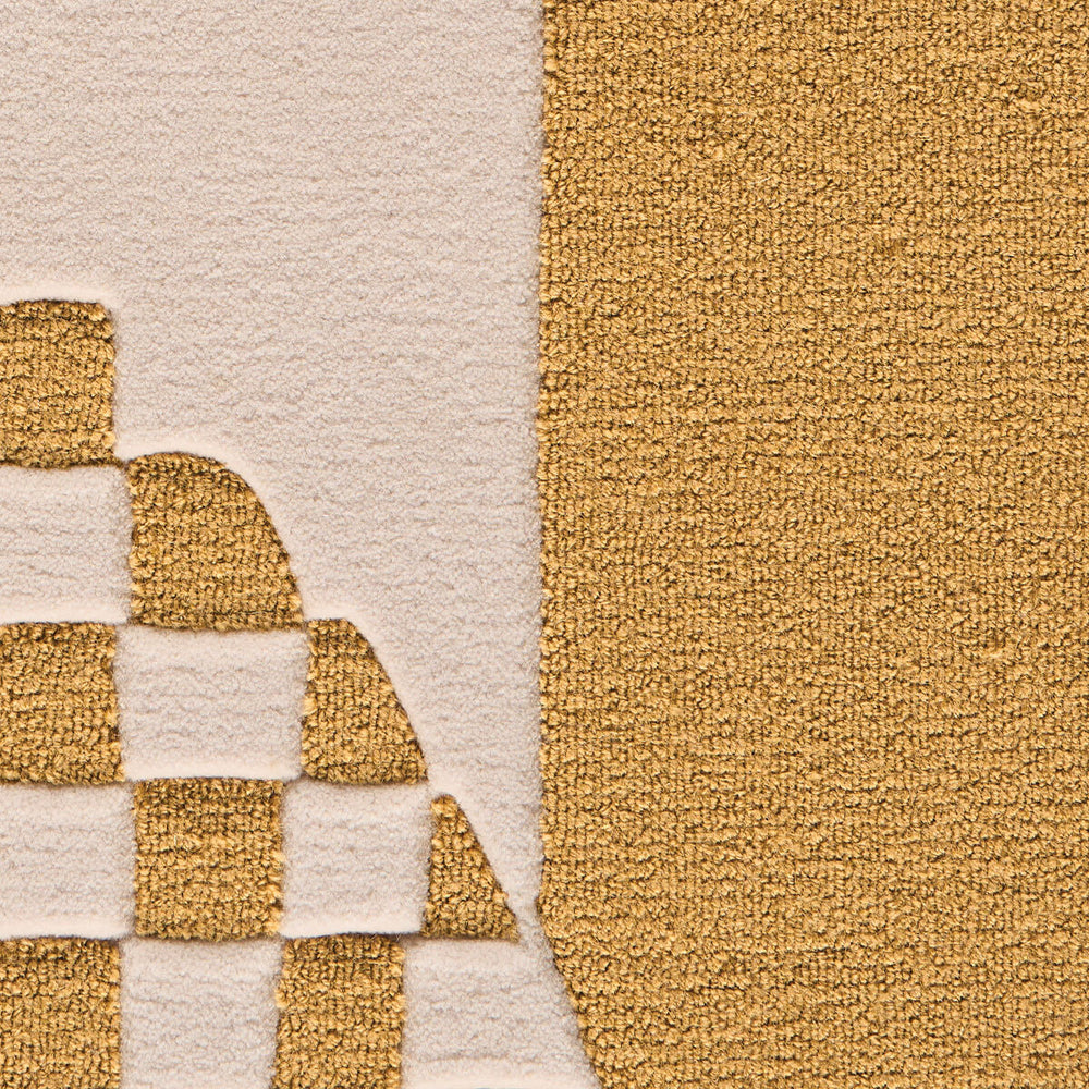 City's Silent Lines Rug | Antique Gold