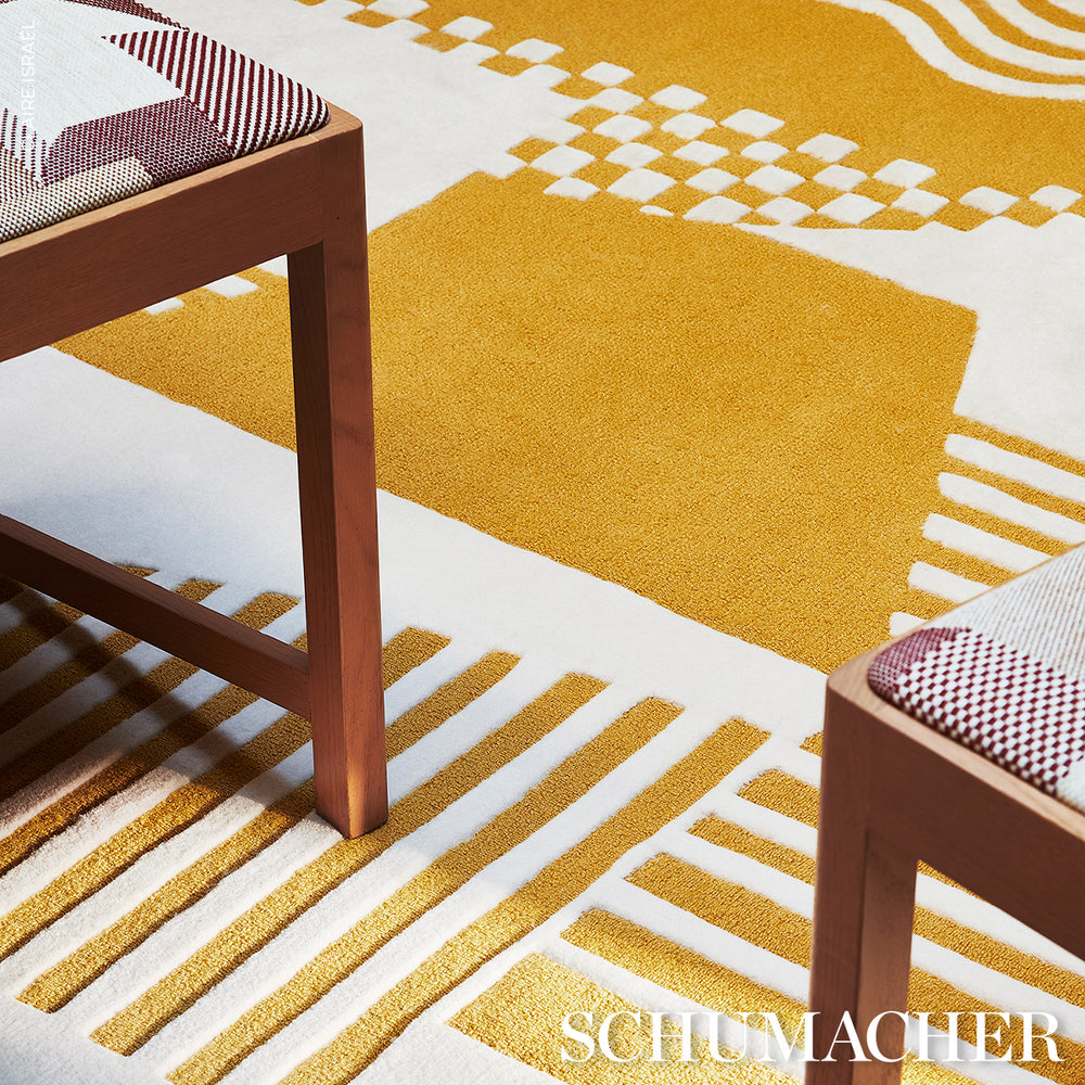 City's Silent Lines Rug | Antique Gold