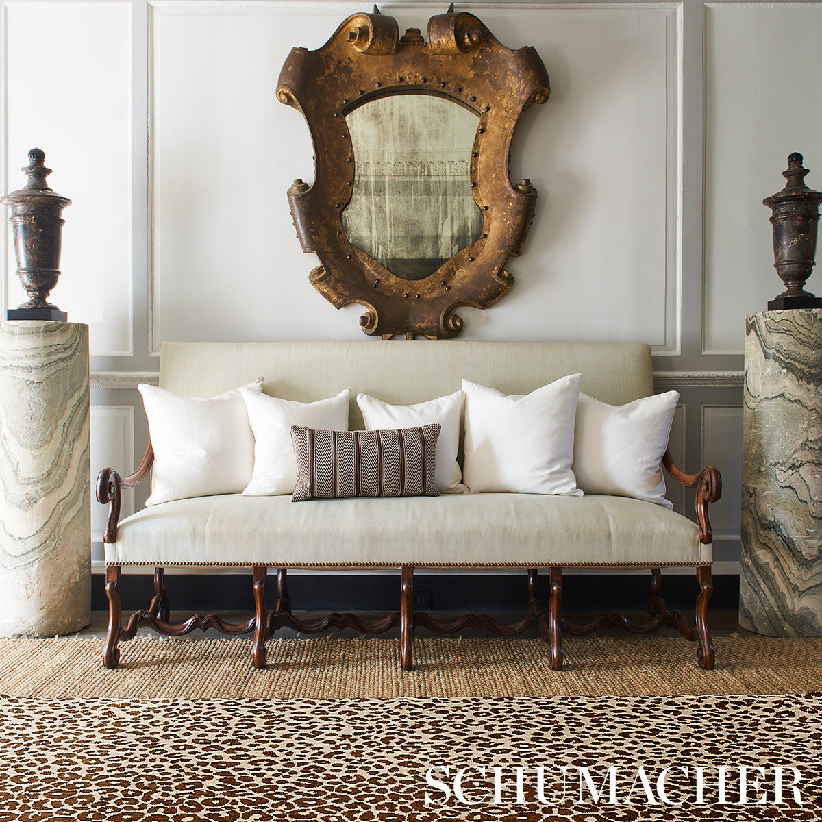 Iconic Leopard Hand-Knotted Rug | Graphite