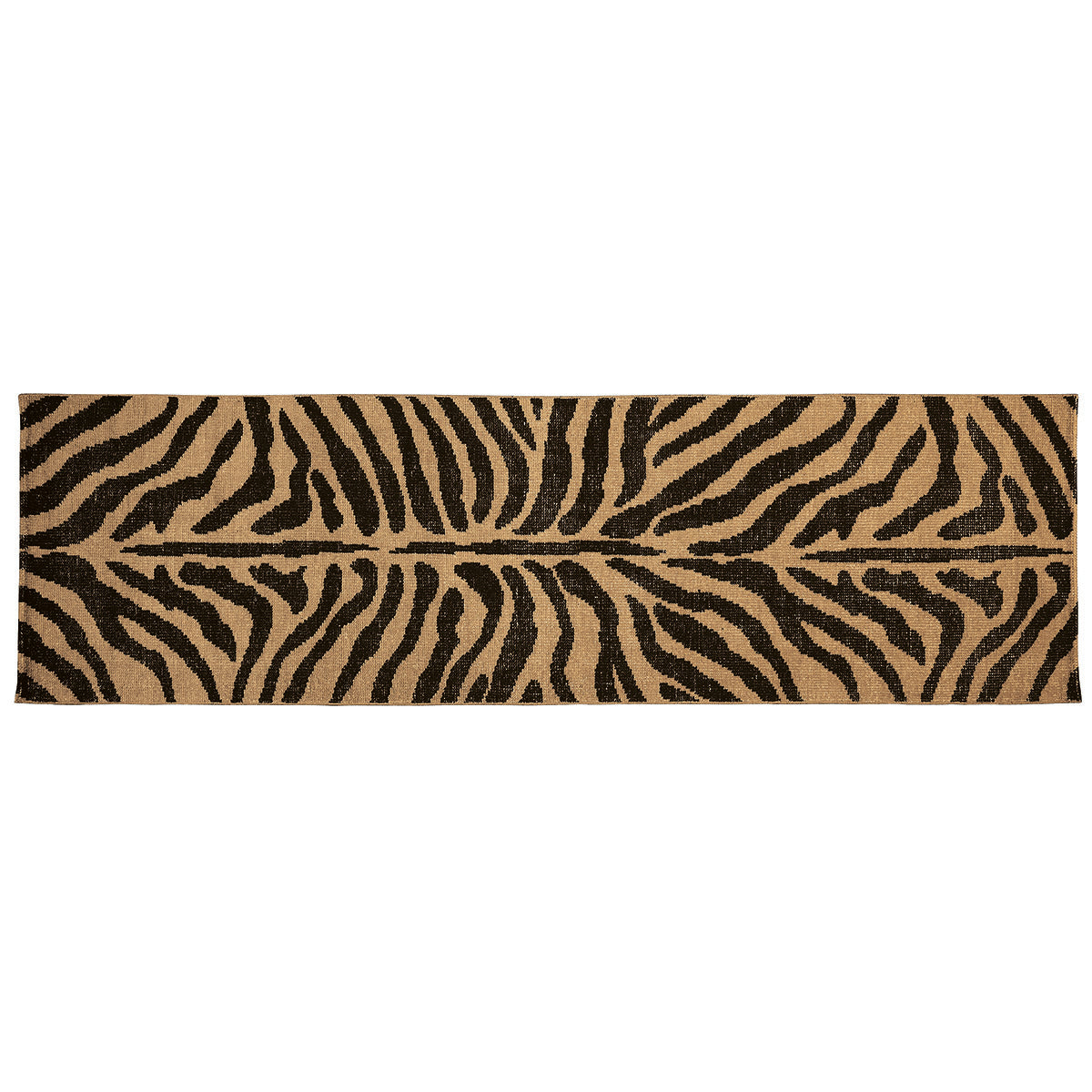 Zebre Hand-Knotted Rug | Brown & Black