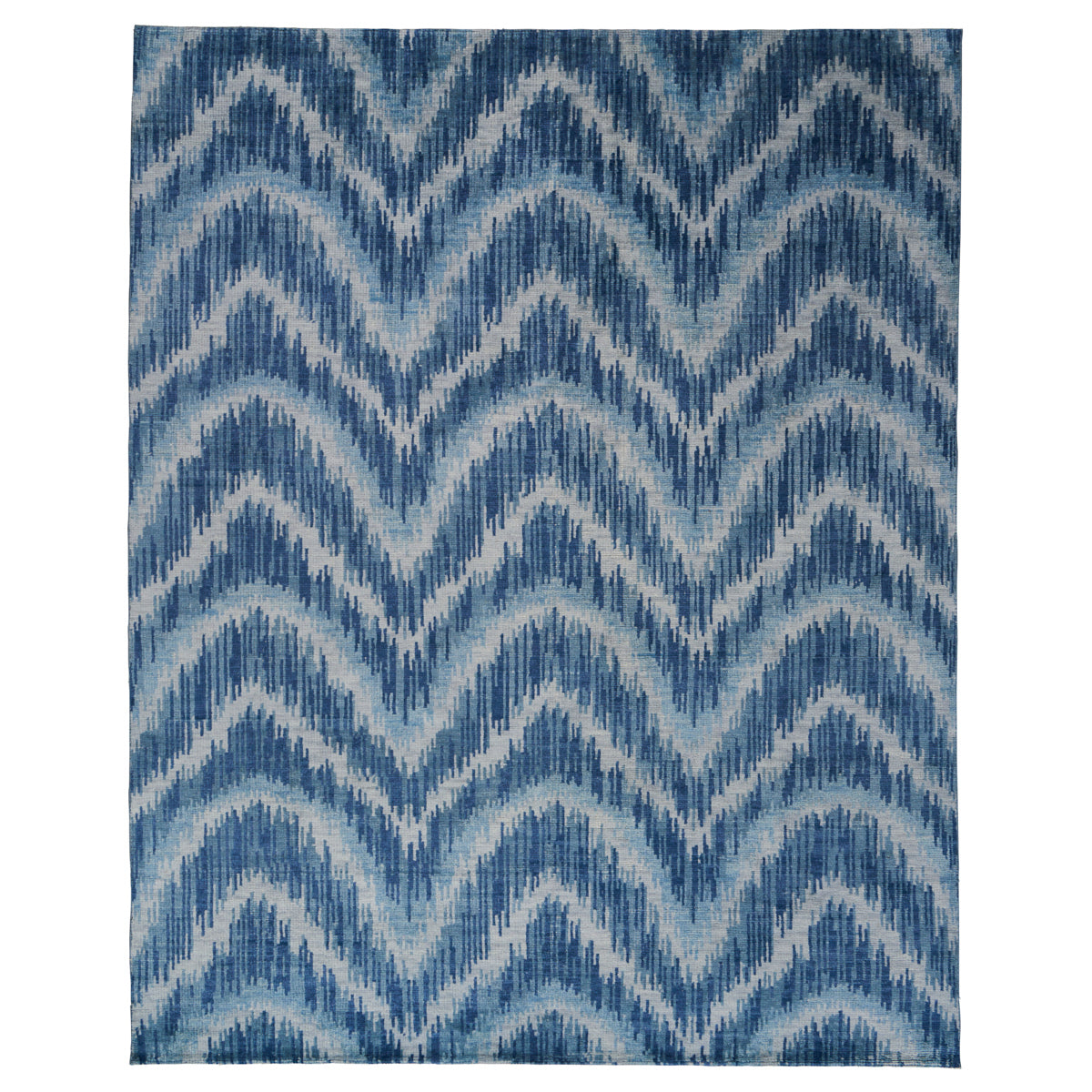 VENETIAN FLAMESTITCH RUG | Blue