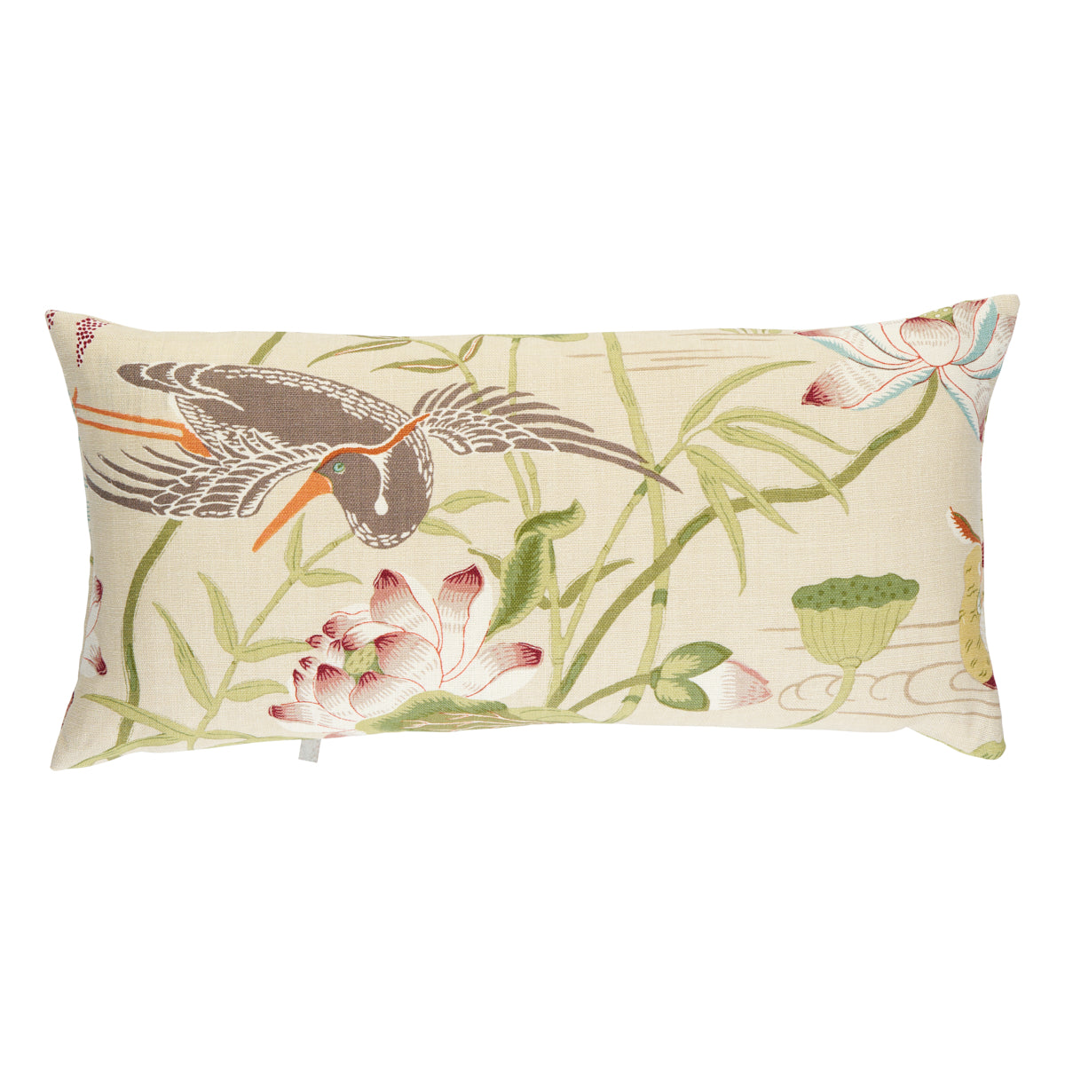 Lotus Garden Pillow | Parchment