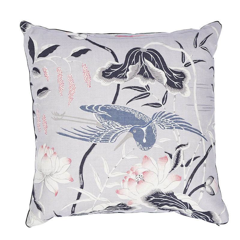 Lotus Garden Pillow | Lilac