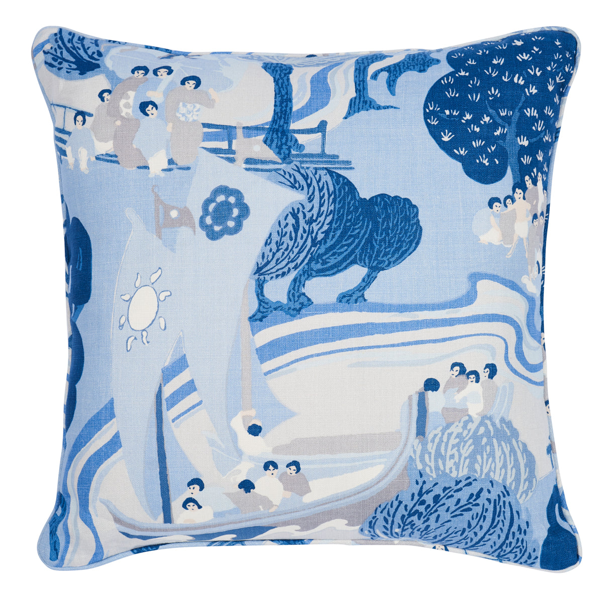 Pearl River Pillow | Blues