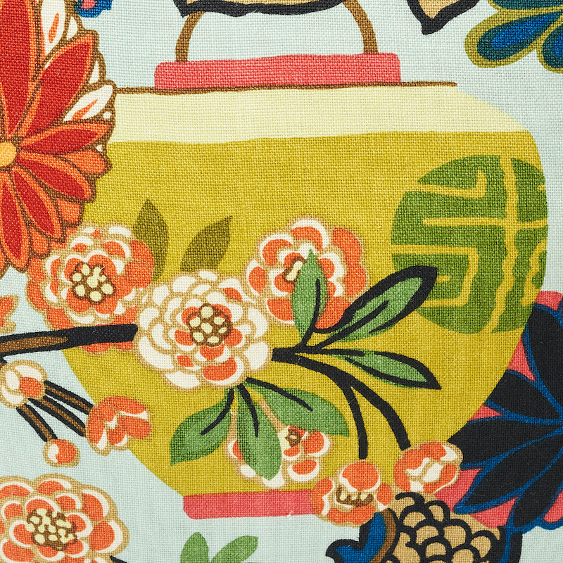 Chiang Mai Dragon Pillow | Aquamarine