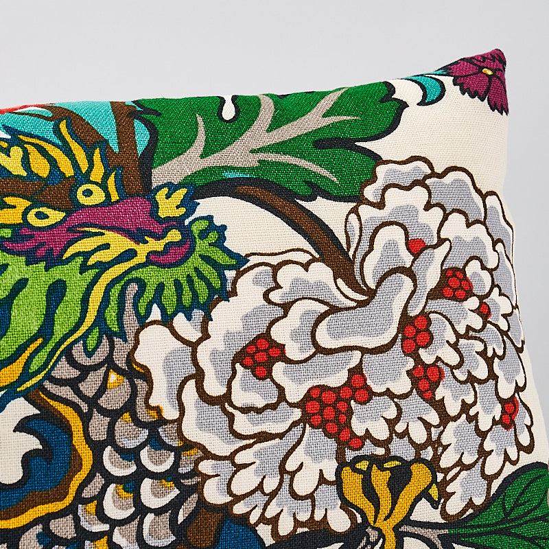 Chiang Mai Dragon Pillow | Alabaster