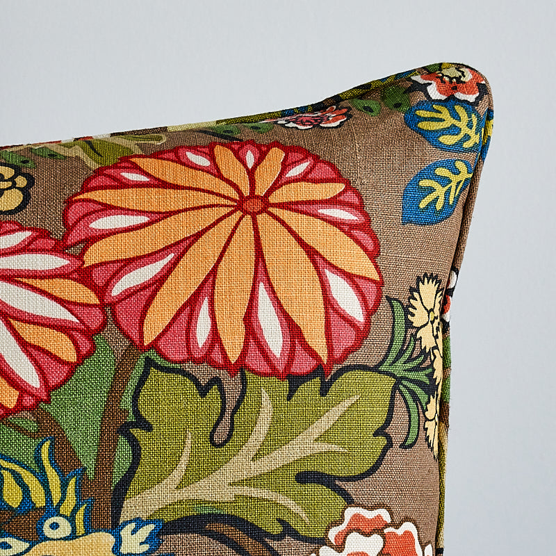 Chiang Mai Dragon Pillow | Mocha