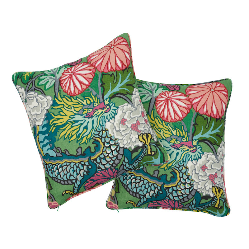 Chiang Mai Dragon Pillow | Jade