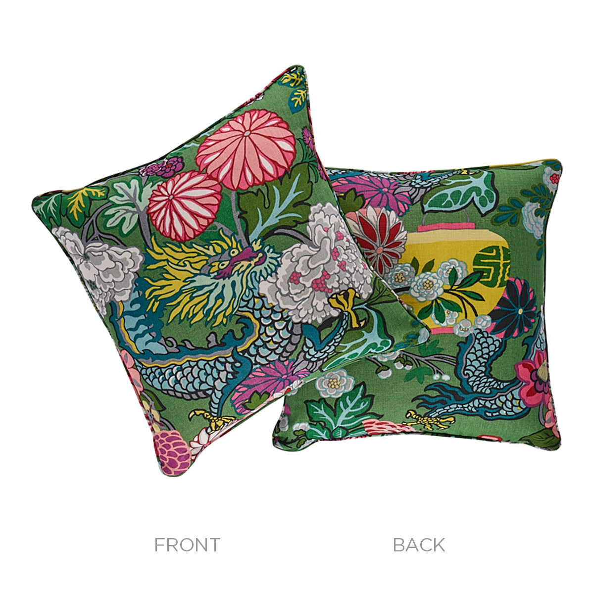 Chiang Mai Dragon Pillow | Jade