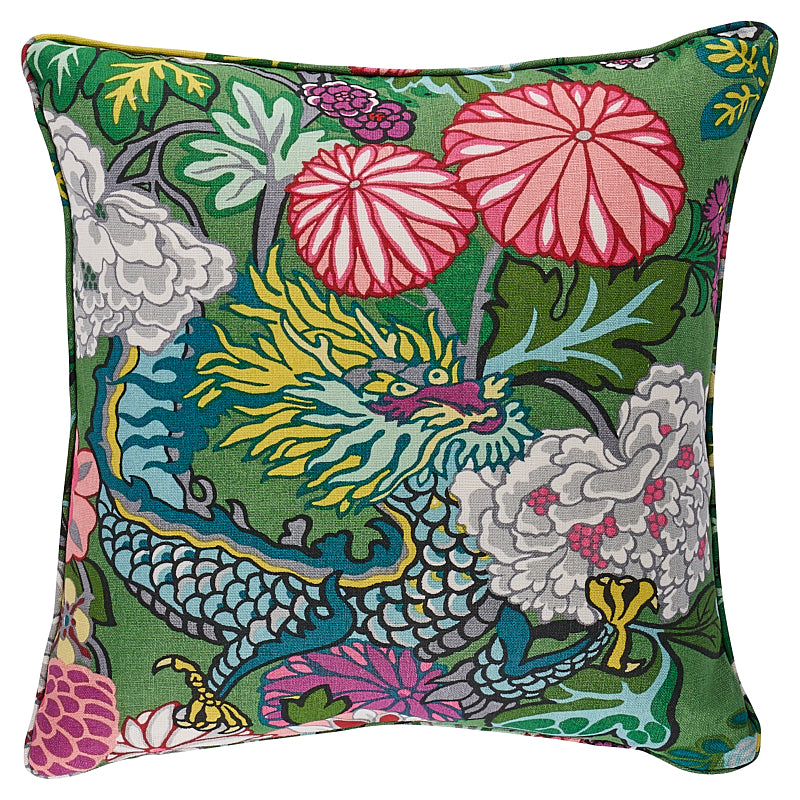 Chiang Mai Dragon Pillow | Jade