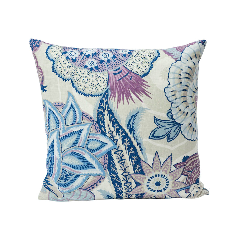 Zanzibar Linen Print Pillow | Hyacinth