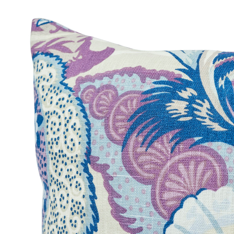 Zanzibar Linen Print Pillow | Hyacinth